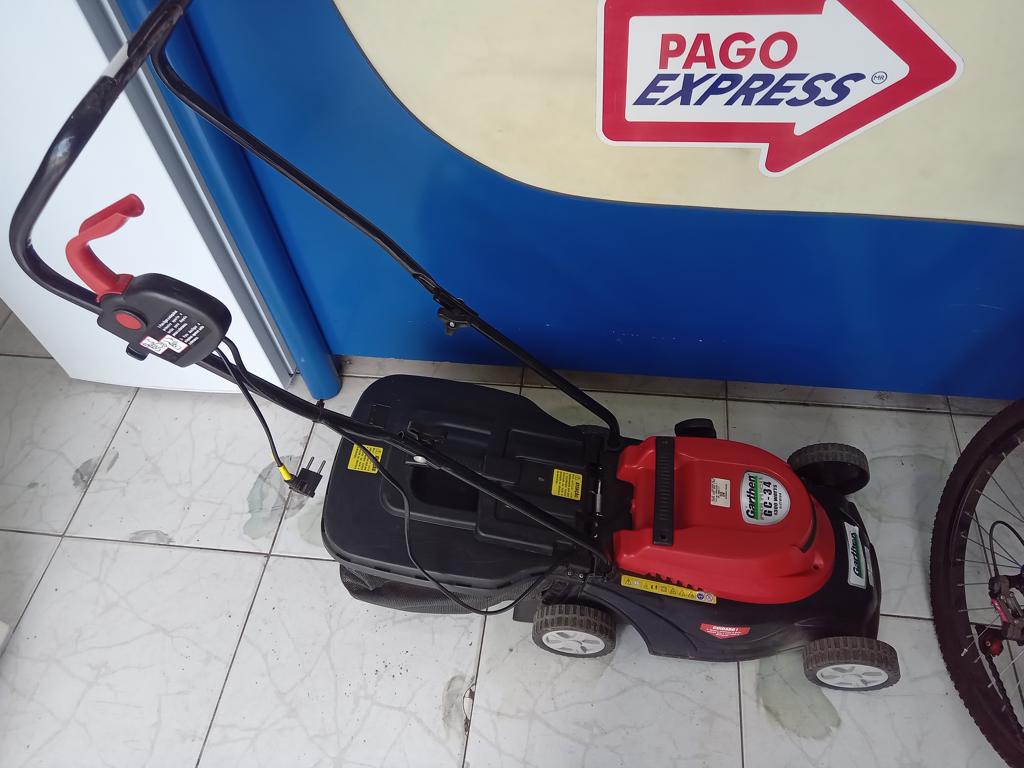 Cortadora De Cesped Marca Garthen Modelo Gc-34 Usado En Buen Estado Acc Bolsa De Residuos1300w