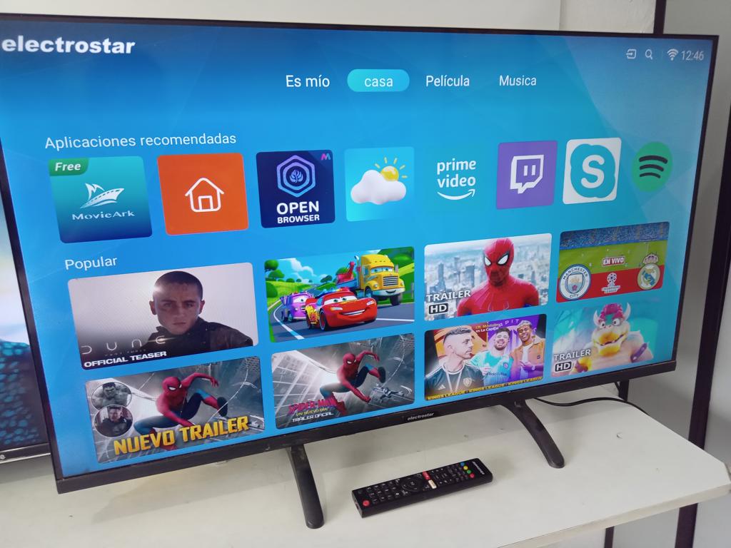 Televisor Led Smart De 42 '' Marca Electrostar Modelo Es-Tl4203 Con Control Usado En Buen Estado Acc Con 2 Patitas