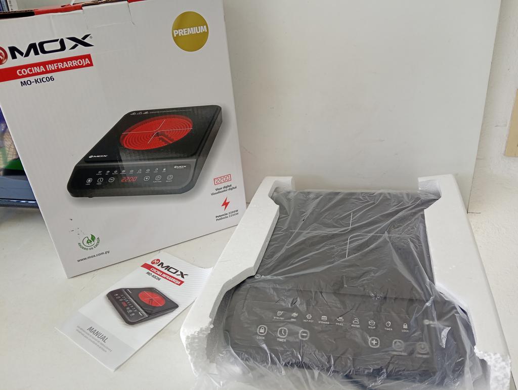 Cocina Electrica Tipo Vitroceramica Marca Mox Modelo Mo-Kic06 Nuevo Sin Uso Acc En Caja