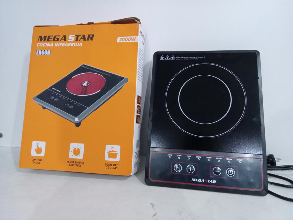 Cocina Electrica Tipo Inducción Marca Mega Star Modelo Er60b Usado En Buen Estado Acc No Tiene