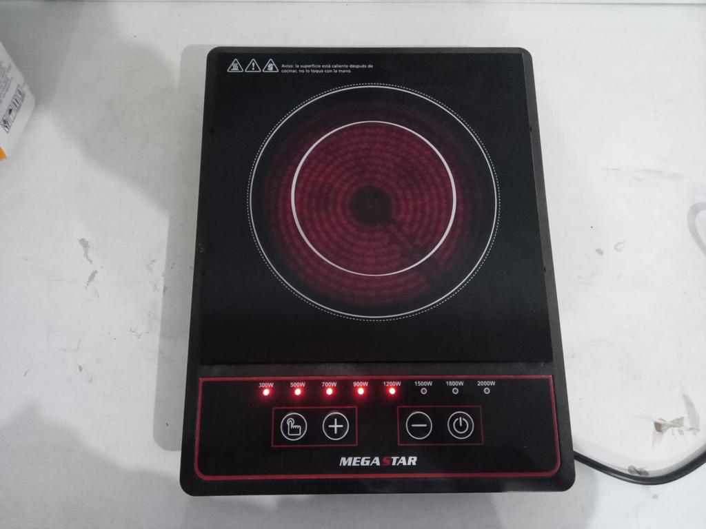 Foto 2 de Cocina Electrica Tipo Inducción Marca Mega Star Modelo Er60b Usado En Buen Estado Acc No Tiene