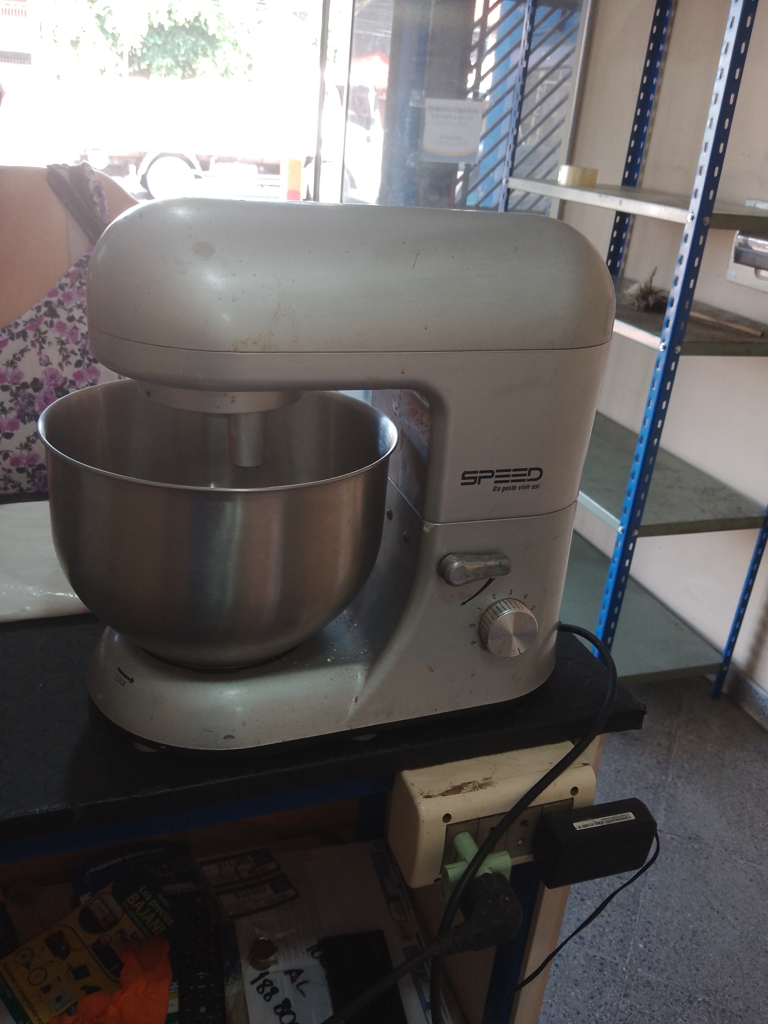 Batidora Marca Speed Modelo Sm-986 Usado Con Desgaste Acc Bandeja Inoxidable