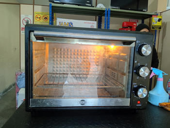 Horno Marca Jam Litros 46 Modelo Edtheneco Usado Con Desgaste Acc 1 Parrila