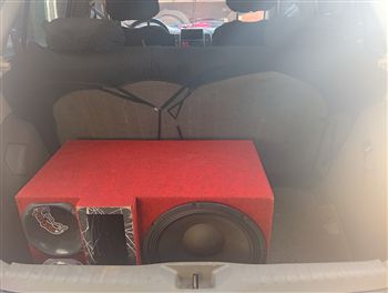Caja C/ Parlantes Para Auto Usado En Buen Estado Acc 1 Woofer Golpe Seco1 Corneta1 Super Twitter