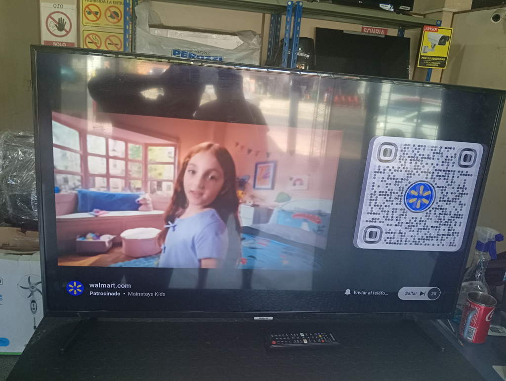 Televisor Led Smart De 43 '' Marca Samsung Modelo Un43tu7090g Con Control Usado En Buen Estado Acc Patitas