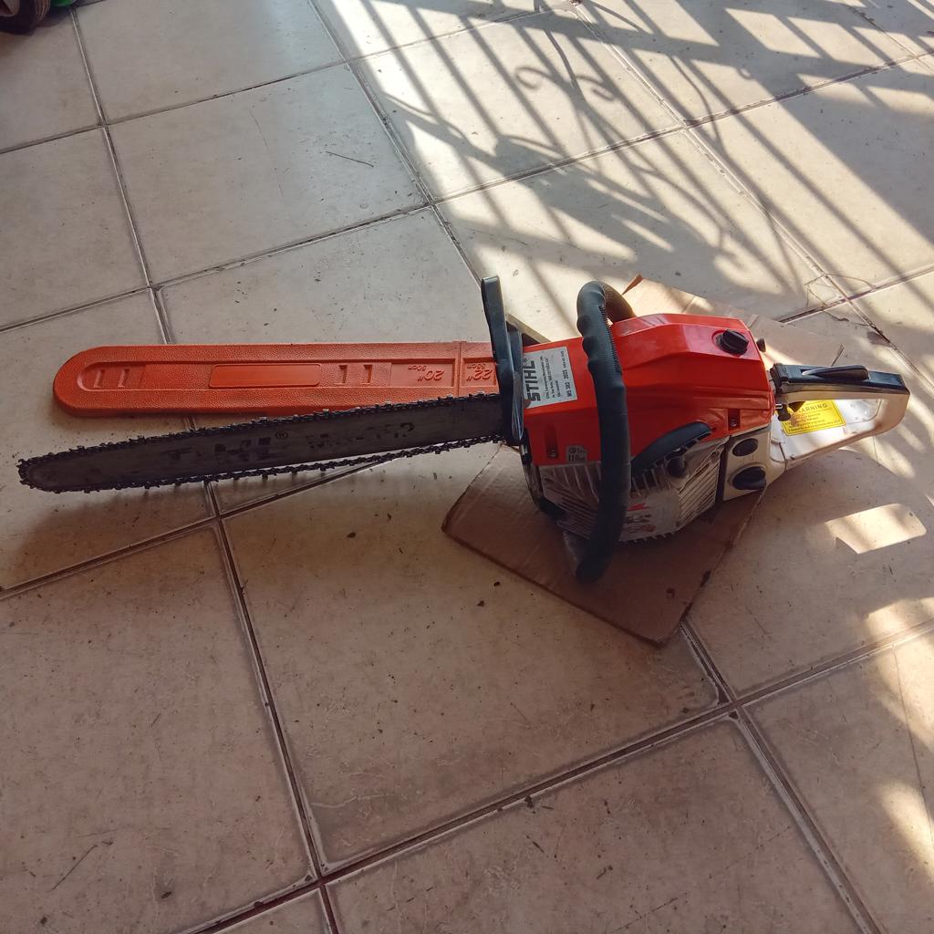 Motosierra Marca Sthil Modelo Ms382 Usado En Buen Estado Acc Espada C/ Protector/Cadena