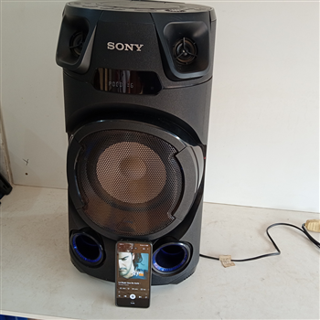 Equipo De Sonido Marca Sony Con Control Modelo Mhc-V13 Usado En Buen Estado Acc Detalle De ControlCab. Power