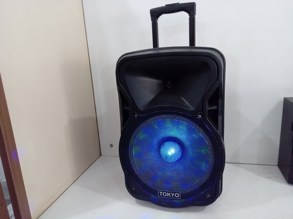 Equipo De Sonido Marca Tokyo Sin Control Modelo Eltpparty12-N Usado En Buen Estado Acc Cargador Microfono