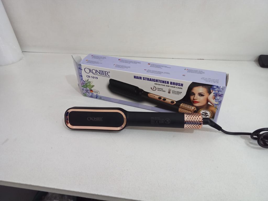 Planchita Para Cabello Marca Cronier Professional Modelo Cr-1019 Usado En Buen Estado Acc CajaCable Cte