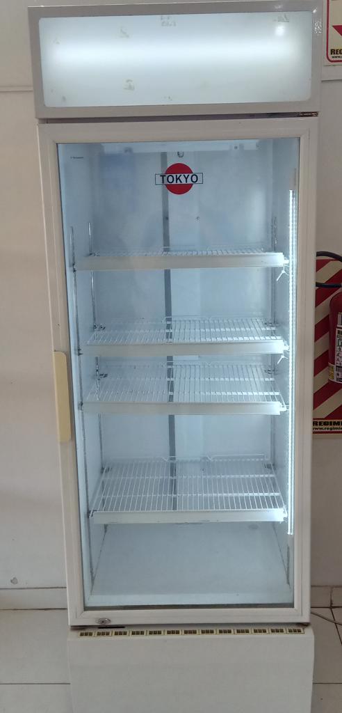 Visicooler Marca Tokyo Modelo Cgtokcvs540fs Usado En Buen Estado Acc Con Cuatro ParrillasPuerta De VidrioVentiladorMedidor De TemperaturaCenefaLuz Interna