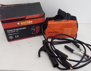 Soldador Marca Gardex Modelo Mma-140 Usado En Buen Estado Acc Con Pinza Negativo Y PositivoCable PowerCinta Colgante