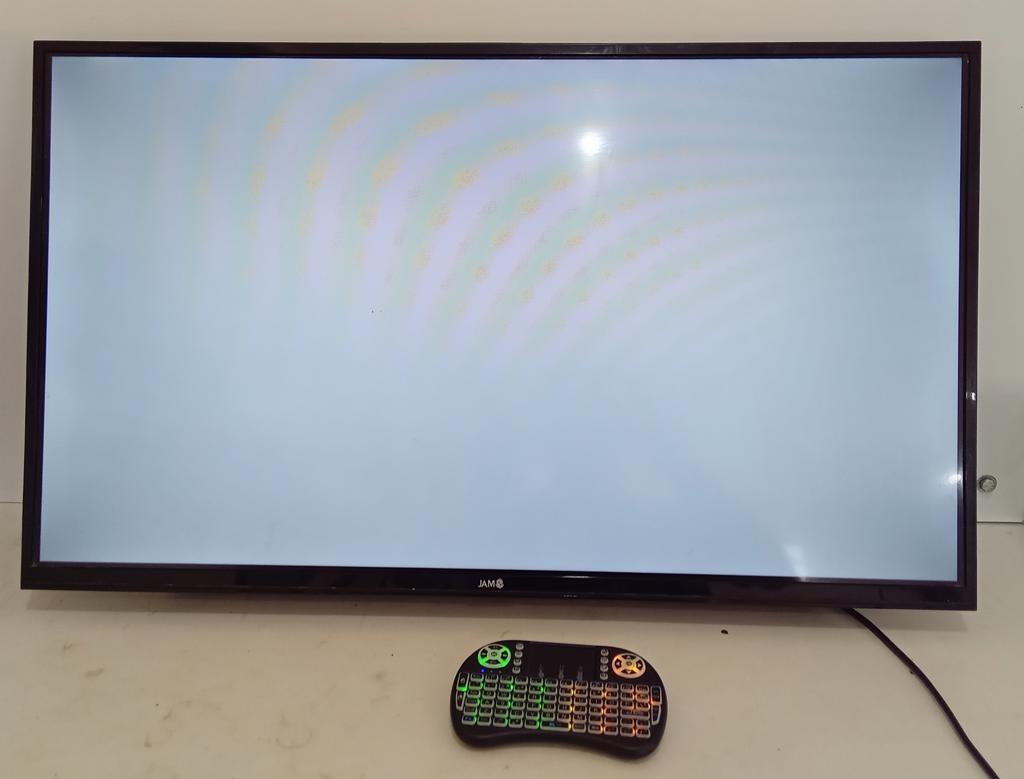 Televisor Led Smart De 32 '' Marca Jam Modelo Ja32hd2000 Con Control Usado En Buen Estado Acc Con Cable Power