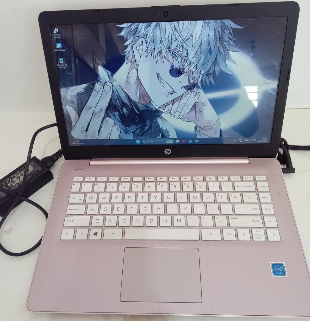 Notebook Marca Hp Modelo 14-Cb172wm Procesador Celeron Memoria Ram 4 Gb Disco Duro 60 Gb Generacion 4 Acc Sin Teclado Numerico