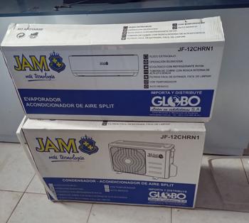 Aire Acondicionado Tipo Split Marca Jam Potencia Btu 12.000 Con Kit Instalacion Con Control Modelo Jf-12chrn1 Nuevo Sin Uso Con Caja Acc No Tiene