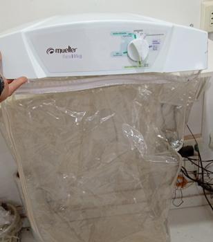 Secarropas Marca Mueller Modelo Secadora Sun Usado En Buen Estado Acc Con Plastico TransparenteSoportes Para La Pared