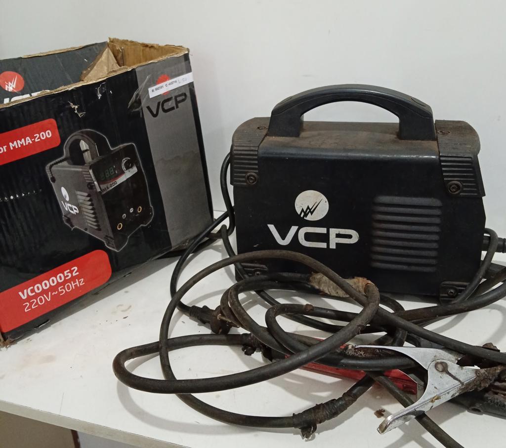 Soldador Marca Vcp Modelo Mma-200 Usado En Buen Estado Acc Con Pinza Negativo Y PositivoCable Power