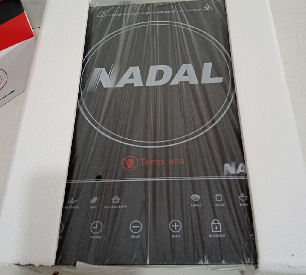 Foto 2 de Cocina Electrica Tipo Vitroceramica Marca Nadal Modelo Ceiun2026 Nuevo Sin Uso Acc No Tiene