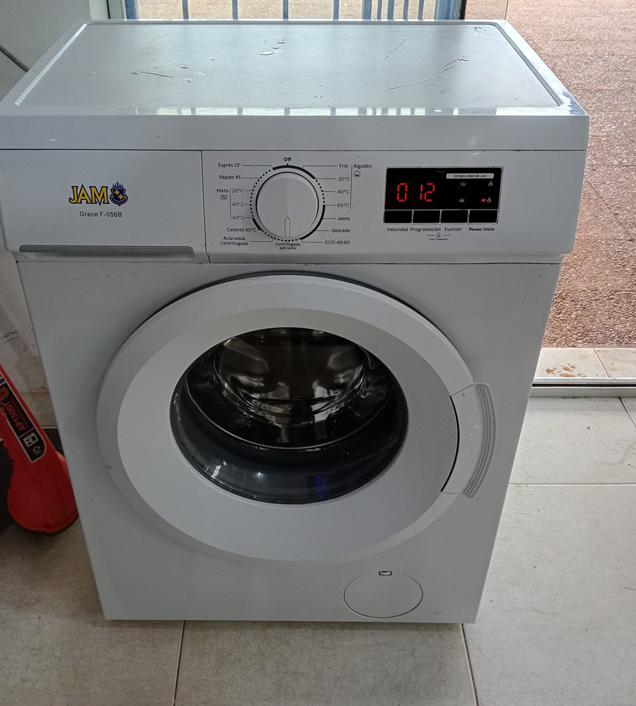 Lavarropas Cap 6 Kg. Marca Jam Modelo Grace F-056b Usado En Buen Estado Acc Con Manguera De Carga Y Descarga