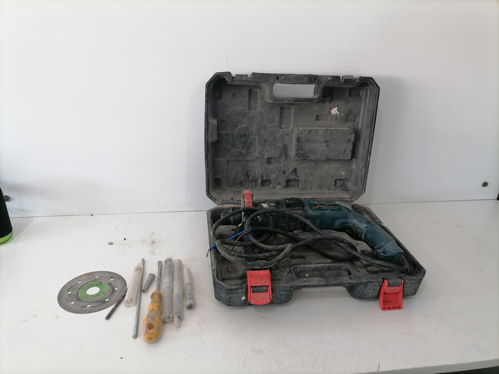 Taladro Marca Fligman Modelo Rh20650 Nro Usado En Buen Estado Acc 1disco1tornillador PlanoMango4mechas1regla De Medicion