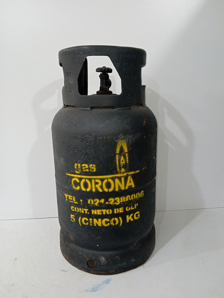 Garrafa Cap 5 Kg. Marca Gas Corona Usado En Buen Estado Color Gris Acc No Tiene