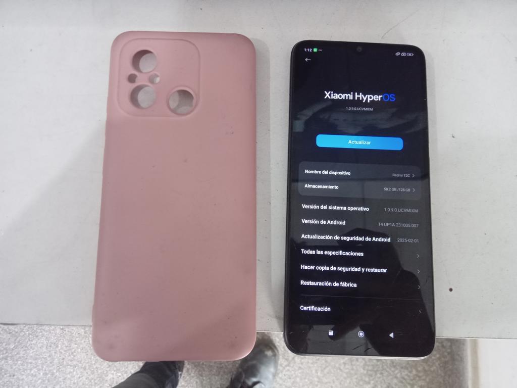Celular Marca Xioami Modelo Redmi12c Memoria Ram 5 Gb Almacenamiento Interno 128 Gb Acc Protector De Pantalla Protector Trasero
