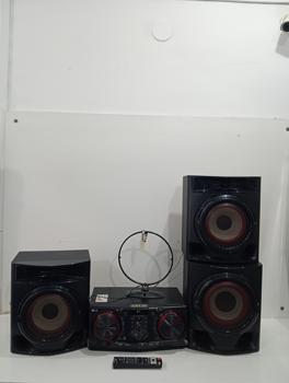 Equipo De Sonido Marca Lg 8100 Watts Con Control Modelo Cj45 Usado En Buen Estado Acc AntenaControl