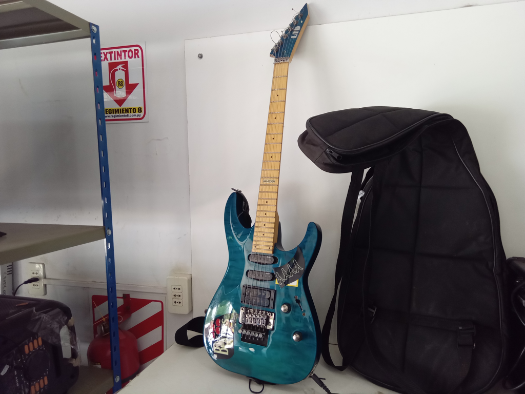 Guitarra Marca Ltd Electrica Modelo Esp Usado Con Desgaste Acc 6 CuerdasCable Plus