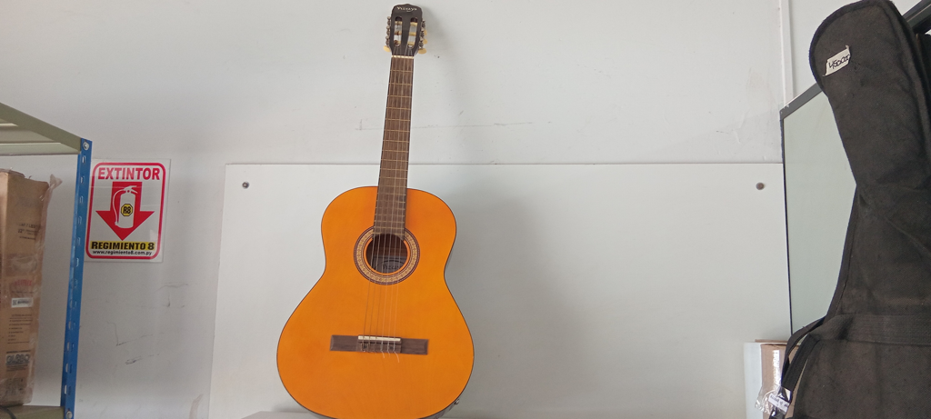 Guitarra Marca Vizcaya- Modelo Arcg44nt Usado-En-Buen-Estado Acc 6 Cuerdas}