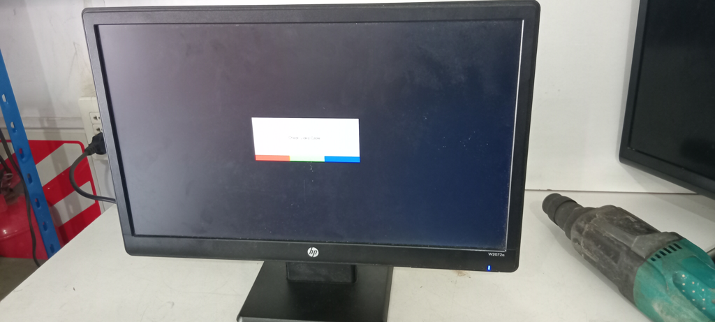 Monitor P/ Computadora Lcd Marca Hp Modelo Hpw2072a Usado Con Desgaste De 20 '' Acc Cable Power