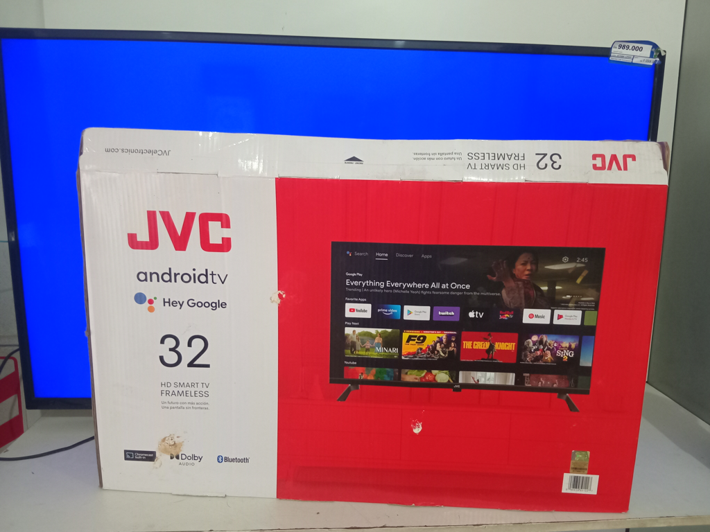 Televisor Led Smart De 32 '' Marca Jvc Modelo Lt-32kb127 Con Control Usado En Buen Estado Acc ControlPatitas