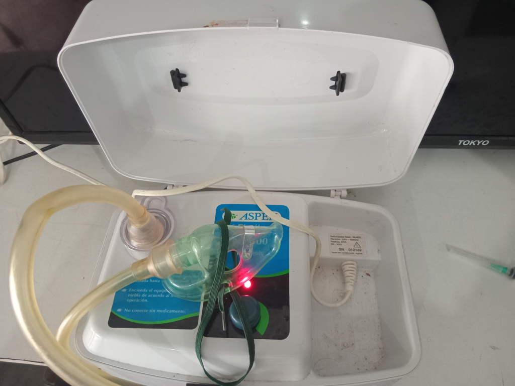 Nebulizador Marca Aspen Modelo Nu400 Usado En Buen Estado Acc 1 PicoManguera