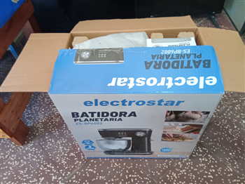 Batidora Marca Electrostar Modelo Es-Bp6002 Nuevo Sin Uso Acc 3 BastidoresTapa