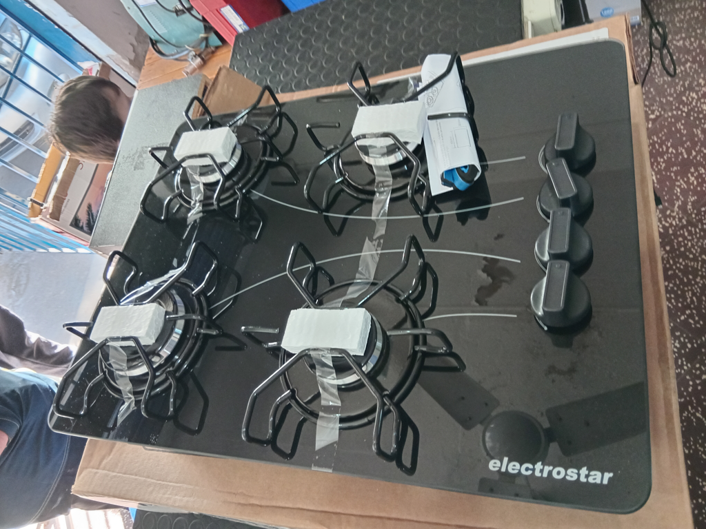 Cocina A Gas Marca Electrostar Modelo Anafle Electrostar4hnegro Nuevo Sin Uso Acc 4 Hornallas