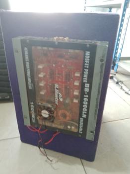 Amplificador De Sonido P/ Automovil Marca B-Buster Modelo Bb-1600gln Usado En Buen Estado Acc No Tiene