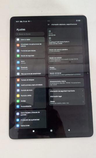 Tablet Marca Redmi Pad 11" Modelo 23073rpbfl Usado En Buen Estado Con Estuche Rojo Imei No Tiene Acc Estuche Rojo