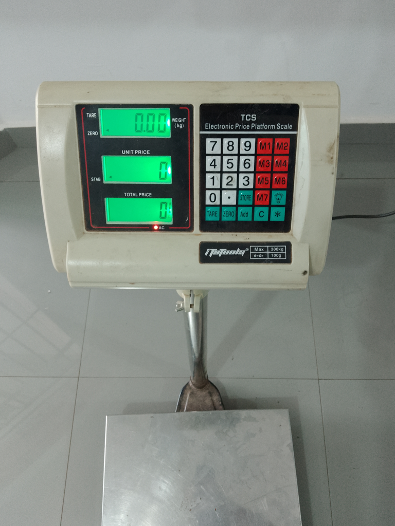 Balanza Marca Itatools Modelo Tcs Electronic Price Platform Scale Usado En Buen Estado Acc Cable De Alimentacion