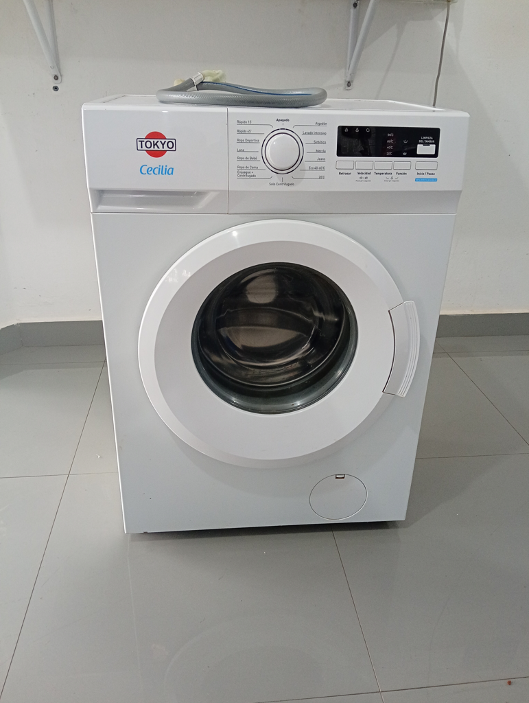 Lavarropas Cap 6 Kg. Marca Tokyo Automatica 6kg Modelo Edtlmceciliaslim6-N Usado En Buen Estado Acc Mangera De Conexion