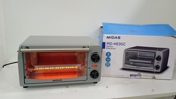 Horno Marca Midas Litros 9 Modelo Md-He9sc Usado En Buen Estado Acc Una Bandeja