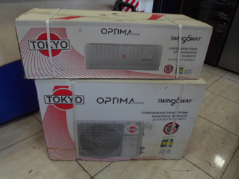 Aire Acondicionado Tipo Split Marca Tokio Potencia Btu 18.000 Con Kit Instalacion Con Control Modelo Optima Inverter Usado En Buen Estado Con Caja Acc De 18000.Btu