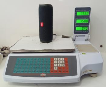 Balanza Marca Tokyo Modelo Gblt-Acsp2nv Acc Panel DigitalLuz InternaCapacidad De 30kgCon TicketeadoraBateriaCargador