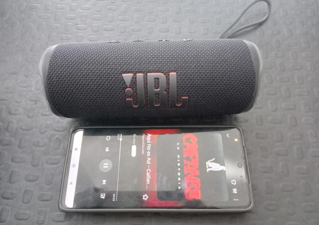 Speaker Potencia Watts 20 Marca Jbl Sin Control Modelo Flip 6 Usado En Buen Estado Sin Caja Acc Con Cable CargadorEn Caja