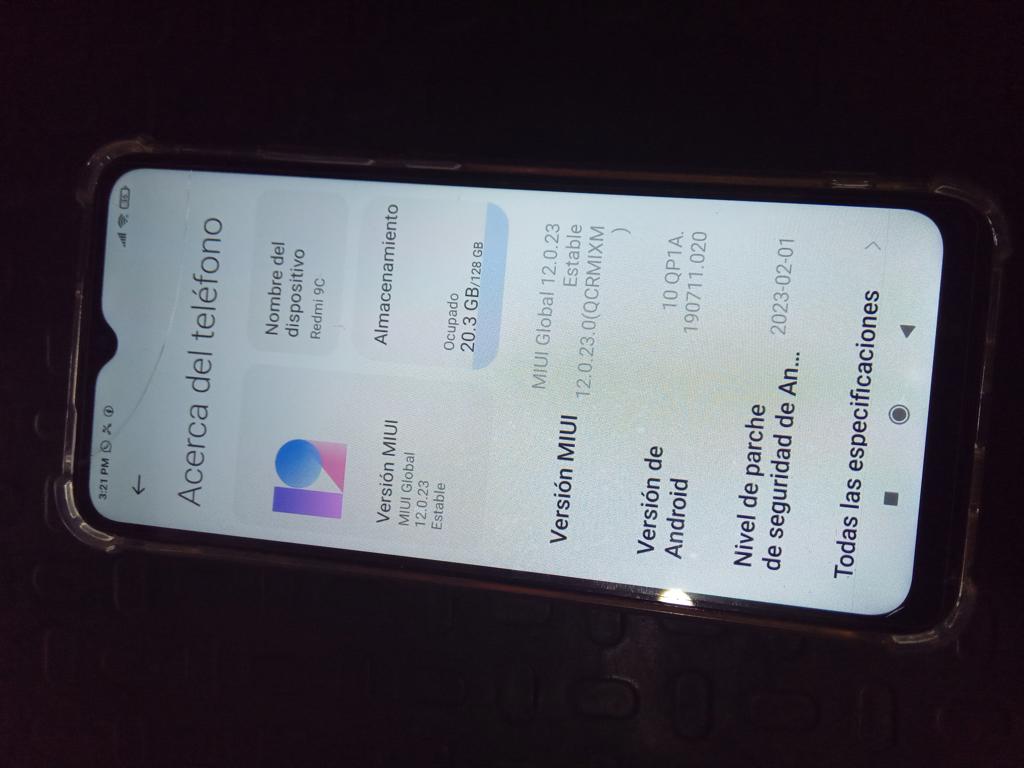Celular Marca Xiaomi Modelo Redmi 9c Memoria Ram 4 Gb Almacenamiento Interno 128 Gb Acc Con Silicona