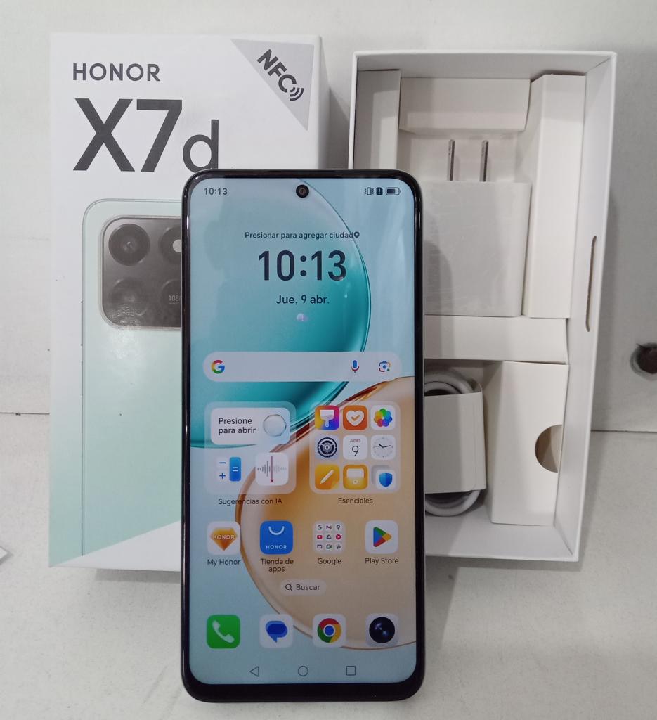 Celular Marca Honor Modelo X7d Memoria Ram 8 Gb Almacenamiento Interno 256 Gb Acc Cable UsbCargadorEn Caja