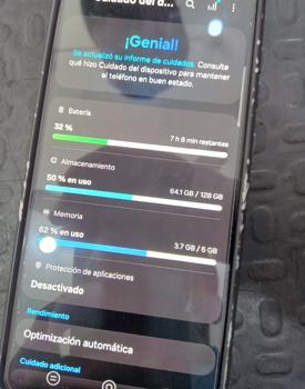 Celular Marca Samsung Modelo A52 Memoria Ram 6 Gb Almacenamiento Interno 128 Gb Acc Con Silicona