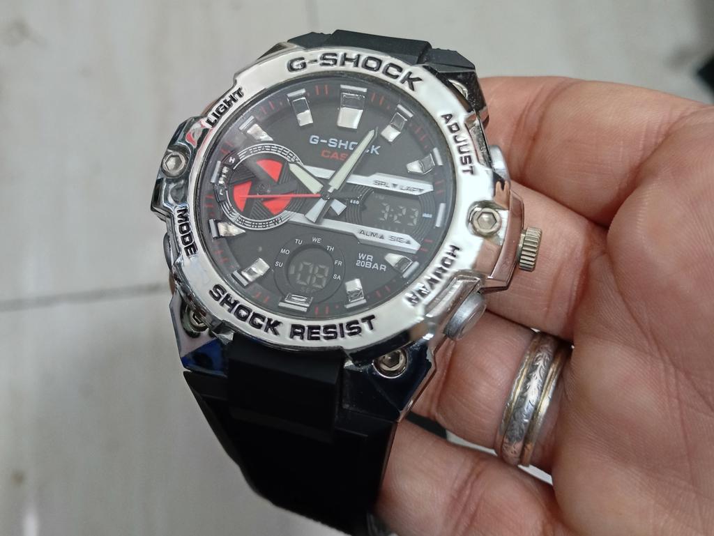 Reloj Para Caballero Marca Casio Modelo G-Shock Usado En Buen Estado Acc Cronografico