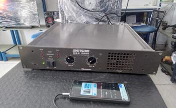 Amplificador De Sonido P/ Discoteca Marca Wattsom Modelo Dbk2000 Usado En Buen Estado Acc De Dos Canales