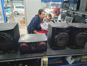 Equipo De Sonido Marca Lg Con Control Modelo Cj45 Usado Con Desgaste Acc 2 Parlantes1 Buffer
