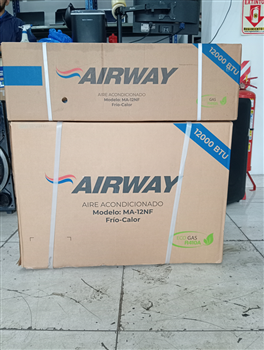 Aire Acondicionado Tipo Split Marca Airway Potencia Btu 12.000 Con Kit Instalacion Con Control Modelo Ma-12nf Nuevo Sin Uso Con Caja Acc No Tiene