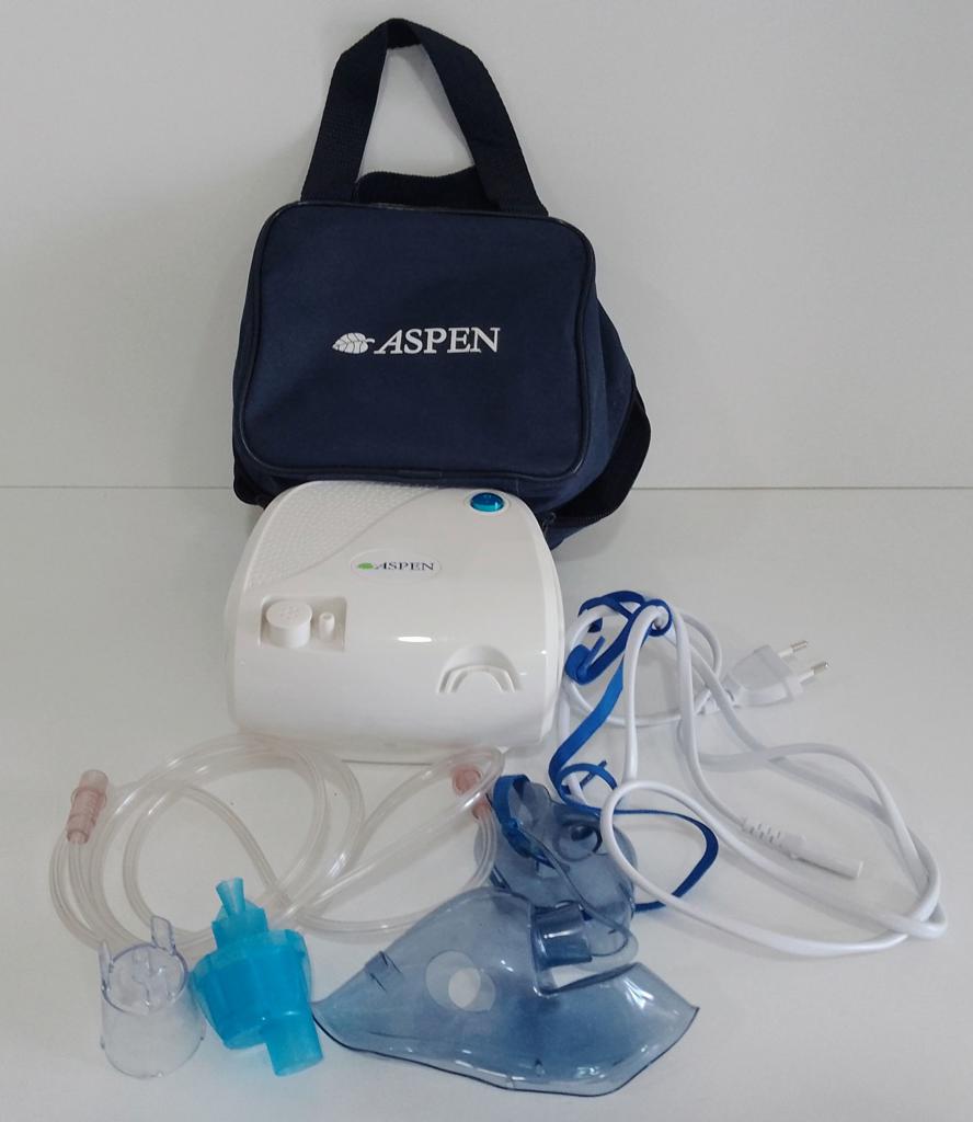 Nebulizador Marca Aspen Modelo Br-Cn116 Usado En Buen Estado Acc 2 MascarillasMangueraEstuche