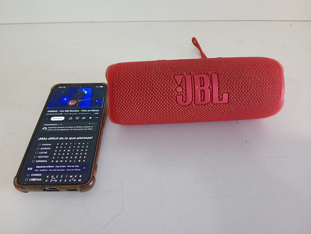 Speaker Potencia Watts No Tiene Marca Jbl Sin Control Modelo Flip 6 Usado En Buen Estado Sin Caja Acc Sin Accesorios